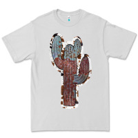 Dove Grey Cowhide Old Cactus Premium Tee - RanaPortraitStore