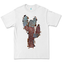 White Cowhide Old Cactus Premium Tee - RanaPortraitStore
