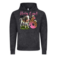 Vintage Black holy cow i'm 6 years old Vintage Hoodie - LillyAllenDesigns