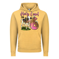 Vintage Mustard holy cow i'm 6 years old Vintage Hoodie - LillyAllenDesigns