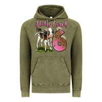 Vintage Olive holy cow i'm 6 years old Vintage Hoodie - LillyAllenDesigns