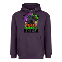 Plum spooky heifer black angus Heavyweight Hoodie - RanaPortraitStore