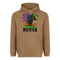 Toasted Coconut spooky heifer black angus Heavyweight Hoodie - RanaPortraitStore