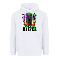 White spooky heifer black angus Heavyweight Hoodie - RanaPortraitStore