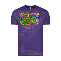 Cloud Purple one lucky nurse Vintage Tee - FaDigitalArtStudio