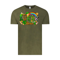 Vintage Olive one lucky nurse Vintage Tee - FaDigitalArtStudio
