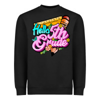 Black hello 5th grade Heavyweight Sweatshirt - JahusDesignShop