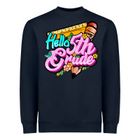 Navy hello 5th grade Heavyweight Sweatshirt - JahusDesignShop