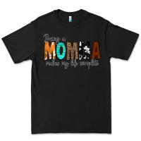 Black Being a Momma Makes My Life Complete Premium Tee - CowCowDesign
