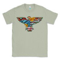 Matcha thunderbird with usa flag and sunflowers Classic Tee - Artiststas