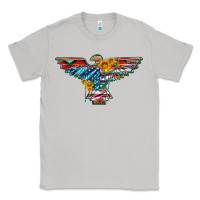Moon Dust thunderbird with usa flag and sunflowers Classic Tee - Artiststas