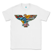 White thunderbird with usa flag and sunflowers Classic Tee - Artiststas