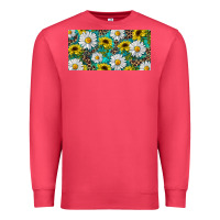 Cardinal Sunflower And Daisy With Leopard Premium Sweatshirt - RanaPortraitStore