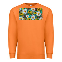 Carrot Sunflower And Daisy With Leopard Premium Sweatshirt - RanaPortraitStore