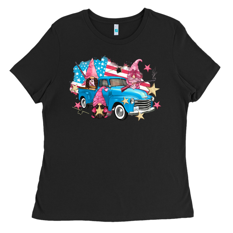 American Truck Gnomes Ladies Tee by FaDigitalArtStudio | Teevron