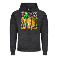 Vintage Black Tacos And Tequila Vintage Hoodie - CowhideDigitalArt