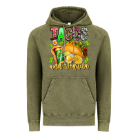 Vintage Olive Tacos And Tequila Vintage Hoodie - CowhideDigitalArt
