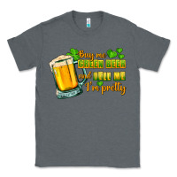 Charcoal Heather Buy me green beer and tell me i'm pretty Classic Tee - CowGirlArtShop