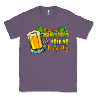 Lavender Buy me green beer and tell me i'm pretty Classic Tee - CowGirlArtShop