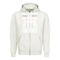 Oatmeal Heather gift for badass house manager Zipper Hoodie - DesigneFamous