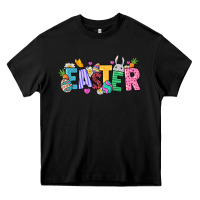 Black Western Easter day Heavy Core Tee - HowdyJamesFarm