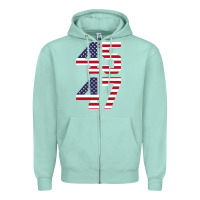 Seafoam 4547 Zipper Hoodie - DesigneFamous