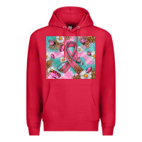 Cardinal Breast Cancer Ribbon Stethoscope Premium Hoodie - Artiststas