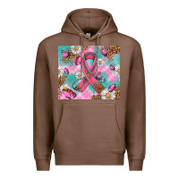 Chestnut Breast Cancer Ribbon Stethoscope Premium Hoodie - Artiststas