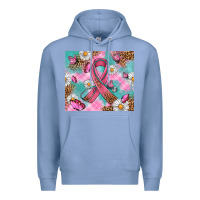 Colony Blue Breast Cancer Ribbon Stethoscope Premium Hoodie - Artiststas