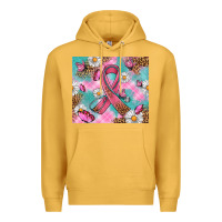 Mustard Breast Cancer Ribbon Stethoscope Premium Hoodie - Artiststas