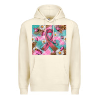 Sandshell Breast Cancer Ribbon Stethoscope Premium Hoodie - Artiststas