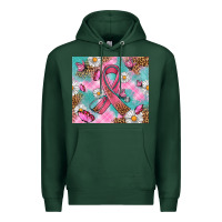 Breast Cancer Ribbon Stethoscope Premium Hoodie | Teevron