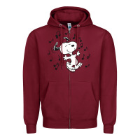Dancing Dog Zipper Hoodie | Teevron