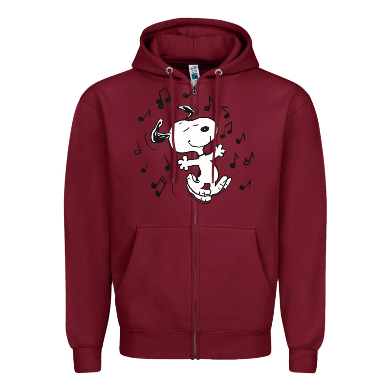 Dancing Dog Zipper Hoodie by DesigneFamous | Teevron