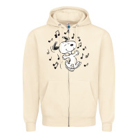 Sandshell dancing dog Zipper Hoodie - DesigneFamous
