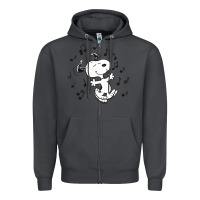 Smoke dancing dog Zipper Hoodie - DesigneFamous