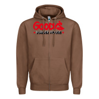 Chestnut goody's burger house Zipper Hoodie - DesigneFamous