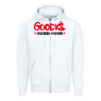 White goody's burger house Zipper Hoodie - DesigneFamous