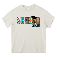 Cream Western senior 2023 Heavy Core Tee - RanaPortraitStore