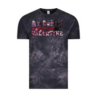 Cloud Black my cat is my valentine Vintage Tee - FaDigitalArtStudio