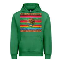 Emerald serape leopard mexican Urban Hoodie - Jasminsmagicworld