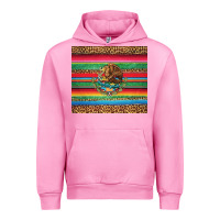 Fuchsia Pink serape leopard mexican Urban Hoodie - Jasminsmagicworld