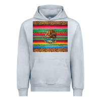 Heather Grey serape leopard mexican Urban Hoodie - Jasminsmagicworld