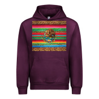 Mauve Wine serape leopard mexican Urban Hoodie - Jasminsmagicworld