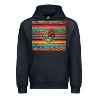 Navy serape leopard mexican Urban Hoodie - Jasminsmagicworld