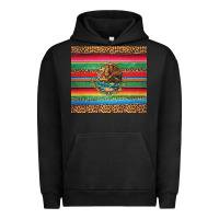 Pigment Black serape leopard mexican Urban Hoodie - Jasminsmagicworld
