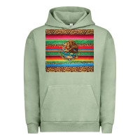 Pigment Oil Green serape leopard mexican Urban Hoodie - Jasminsmagicworld