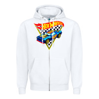 White hot car Zipper Hoodie - DesigneFamous