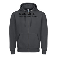 Smoke grandpa Zipper Hoodie - DesigneFamous