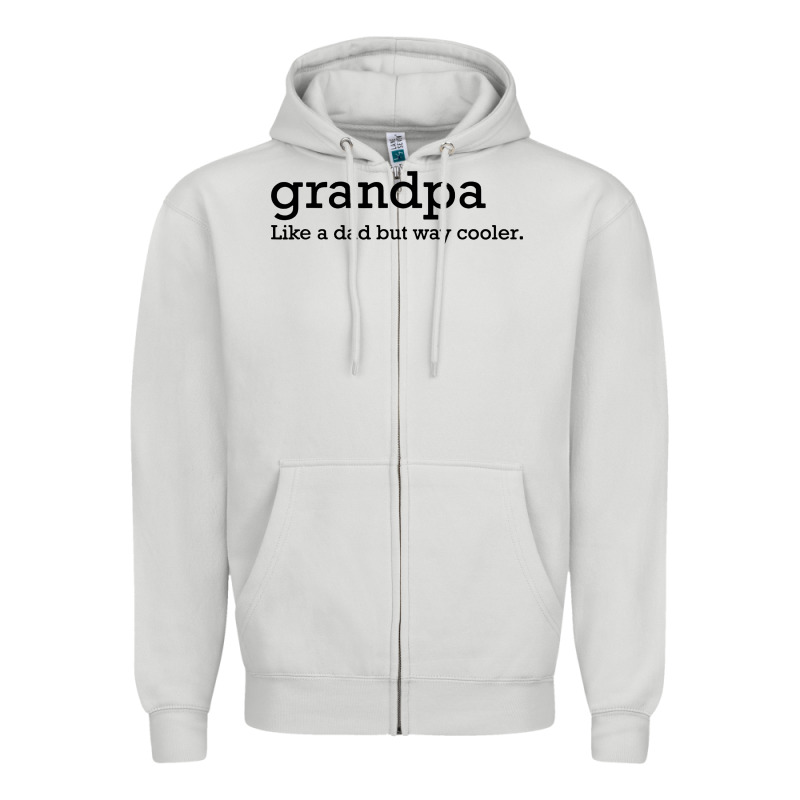 Grandpa Zipper Hoodie by DesigneFamous | Teevron